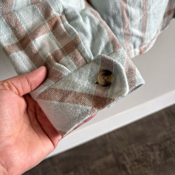 Aeropostale Womens Plaid Button Up Jacket Multicolor Size XL - Picture 9 of 12